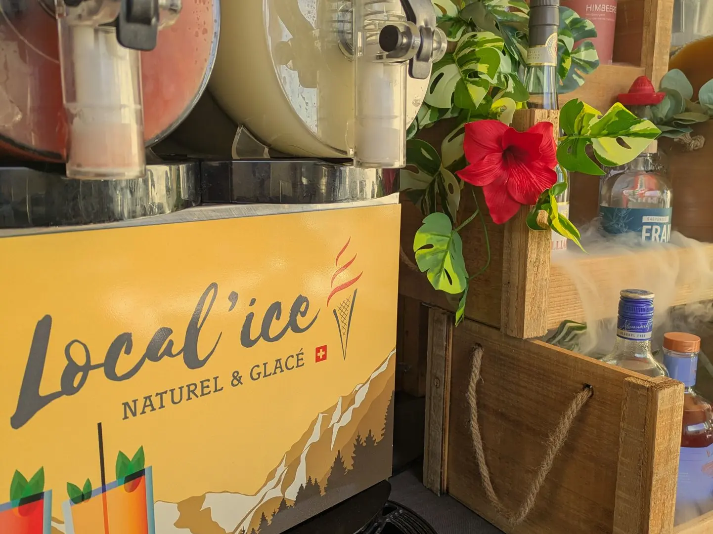 Un service ultra simple grâce à notre solution Machine à granité double parfums pour vos événements